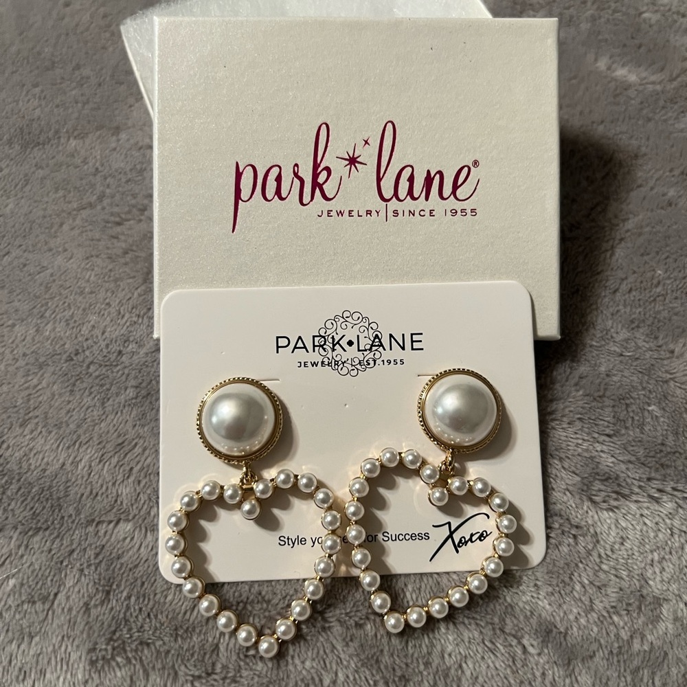 Parker Lane Faux Pearl Earrings